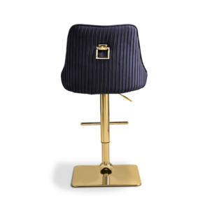 Monroe Black and Gold Bar Stool - Image 2