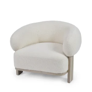 Alora Bouclé Armchair - Image 2