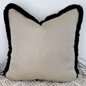 Natural Fringed Estelle Cushion - Image 3