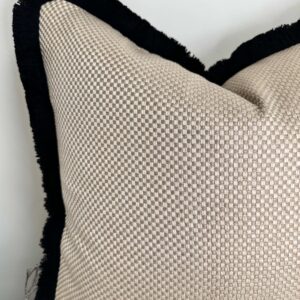 Natural Fringed Estelle Cushion - Image 2