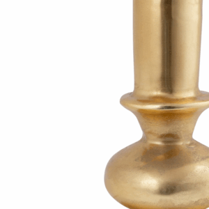 Fluted Gold Floor Vase - Image 3