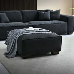 Black Belmont Sofa With Chaise